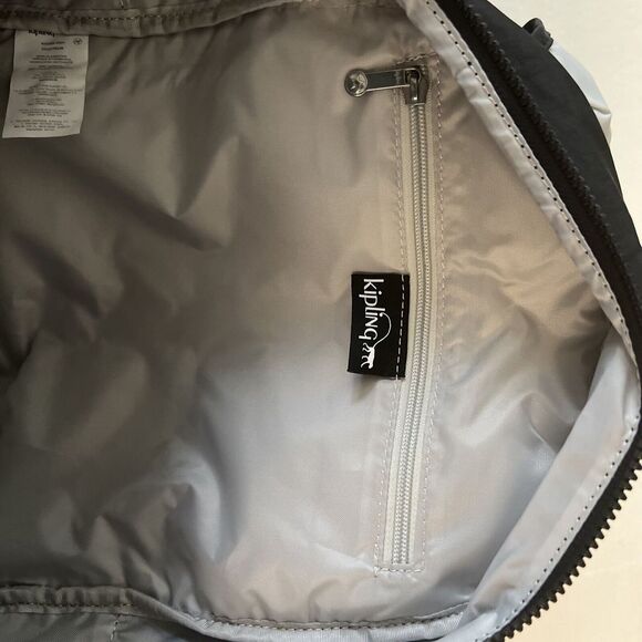 Kipling Fiona Medium Backpack KI9346 - Black w Glam Silver (NWT) - Picture 14 of 14